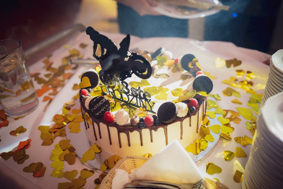 Tort urodzinowy dla motocyklisty.